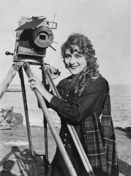 File:Mary Pickford with camera2.jpg